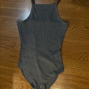 Forever21 Grey Bodysuit